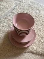Roze servies IKEA, Huis en Inrichting, Ophalen, Overige materialen, Gebruikt, Effen