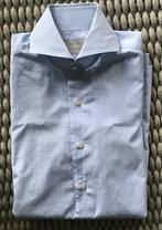 overhemd Atelier Amsterdam, Blauw, Halswijdte 38 (S) of kleiner, Ophalen of Verzenden, Zo goed als nieuw