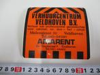 sticker verhuurcentrum veldhoven bv / amarant ehv, Ophalen, Zo goed als nieuw