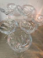 Champagnecoupes - 6 stuks Val Saint Lambert !, Ophalen of Verzenden