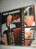 Wim Rijkhoff- Accordeon- Live in Amsterdam- (NIEUW), Cd's en Dvd's, Cd's | Instrumentaal, Verzenden