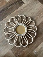 Rotan spiegel, Ophalen, Minder dan 50 cm, Rond, Zo goed als nieuw