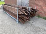 Gebruikte balken / gordingen met verbinding 60 x 155, Doe-het-zelf en Verbouw, Hout en Planken, Ophalen, Gebruikt, Balk, Vuren