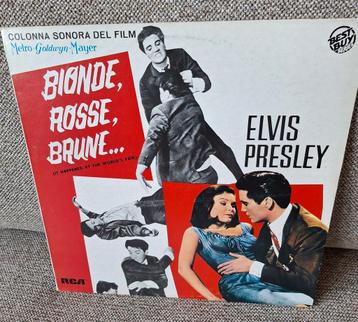 Elvis Lp Blonde, Rosse, Brune. Italië 