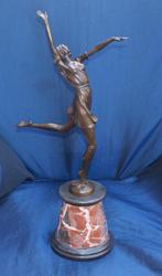 Bronzen beeld danseres Bruno Zach, Antiek en Kunst, Ophalen