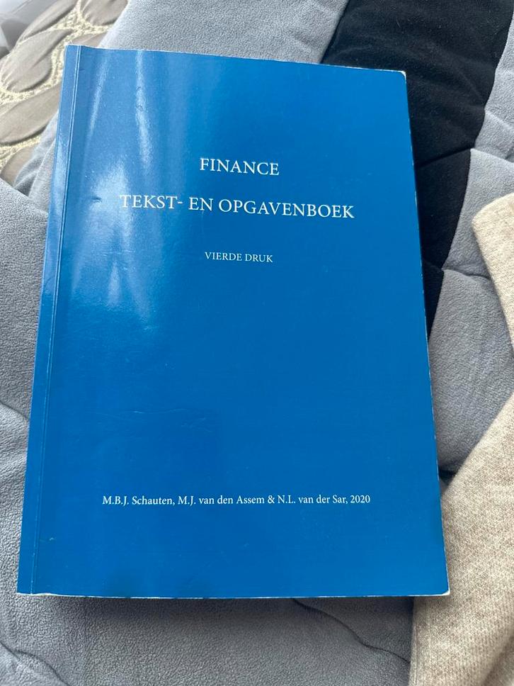 Finance Tekst- en Opgavenboek - Vierde Druk, Boeken, Studieboeken en Cursussen, Zo goed als nieuw, HBO, Gamma, Ophalen of Verzenden