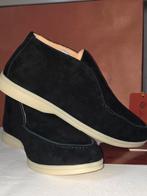 Exclusieve Loro Piana Open Walk – Zwart Suède (Maat 43), Ophalen of Verzenden, Zo goed als nieuw, Zwart, Loafers