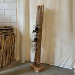 Wijnrek – teak / metaal – voor 6 flessen – TTM Wonen, 5 tot 15 flessen, Nieuw, Info@ttmwonen.nl, Taag 63, Den Haag (Forepark)