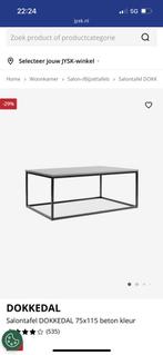 Salontafel, Ophalen, 100 tot 150 cm, Zo goed als nieuw, Rechthoekig