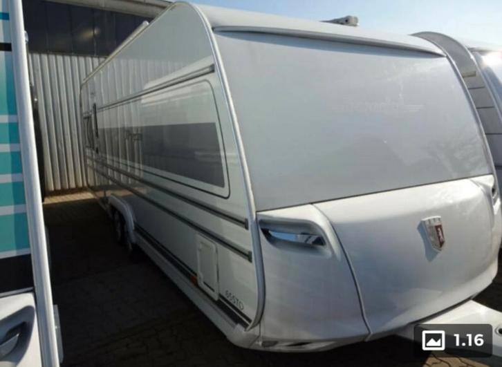 Tabbert puccini 655 TD, 2015, 3 meter tent, Clima, Sataliet, Caravans en Kamperen, Caravans, Particulier, tot en met 4, 2000 kg en meer