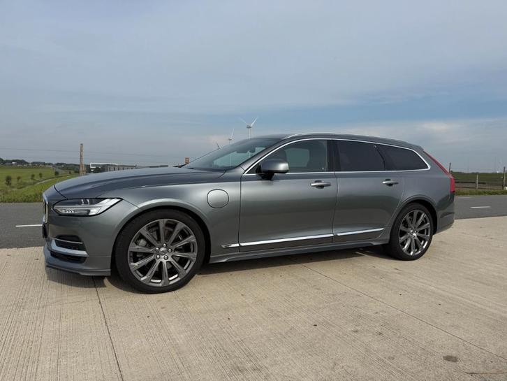 Volvo V90 T8 AWD Inscription, bomvol opties en met garantie!, Auto's, Volvo, Particulier, V90, 4x4, ABS, Achteruitrijcamera, Adaptieve lichten