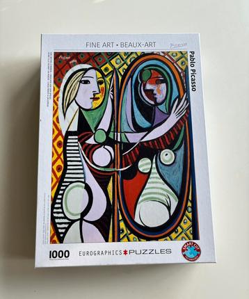 Puzzel Pablo Picasso |1000 stukjes | Meisje voot de spiegel beschikbaar voor biedingen