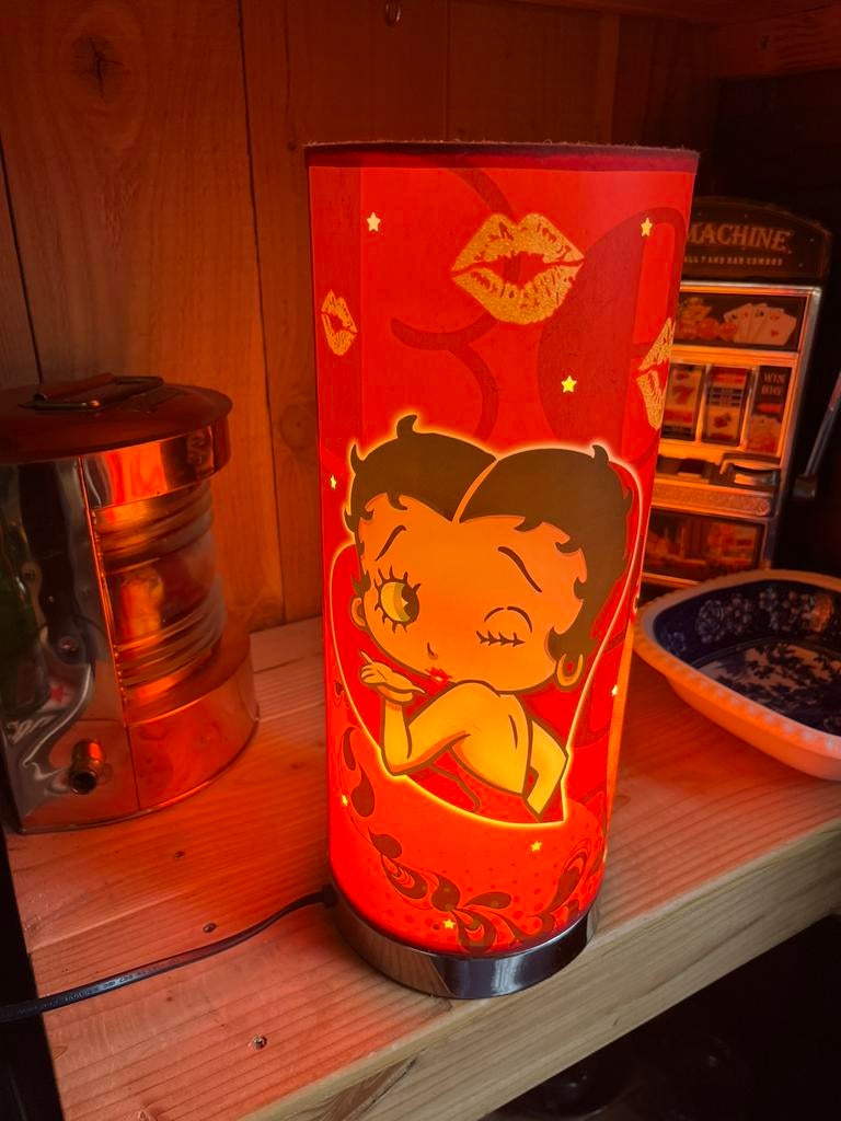 Betty Boop verlichting retro, Ophalen, Zo goed als nieuw, Minder dan 50 cm