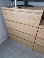 Ikea Malm kast 4 lades, Ophalen, 100 tot 150 cm, 50 tot 100 cm, Zo goed als nieuw