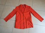 Miss Etam diep oranje jasje maat S als nieuw, Ophalen, Oranje, Jasje, Maat 36 (S)