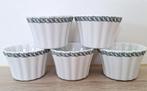 Ramequins, La terrine Botanique, 5 x, Antiek en Kunst, Antiek | Servies los, Ophalen of Verzenden
