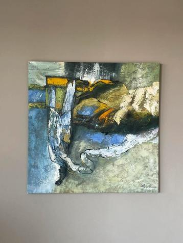 Abstract schilderij beschikbaar voor biedingen