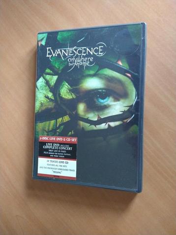 DVD +CD Evanescence - Anywhere but home beschikbaar voor biedingen