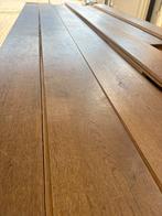 40m2 massief eiken houten vloer! 16cm breed 300cm lang 2dik, Ophalen, Zo goed als nieuw