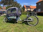 Gazelle Cabby inklapbare bakfiets (klusproject), Fietsen en Brommers, Fietsen | Bakfietsen, Ophalen, Gebruikt, 2 kinderen, Elektrisch