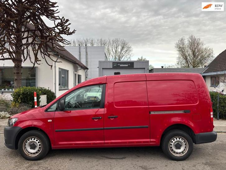 Volkswagen Caddy 1.6 TDI Maxi Automaat - dubbele schuif, Auto's, Bestelauto's, Bedrijf, Te koop, ABS, Airconditioning, Boordcomputer