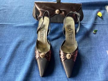geklede schoenen  en clutch van francesco maat 38 beschikbaar voor biedingen