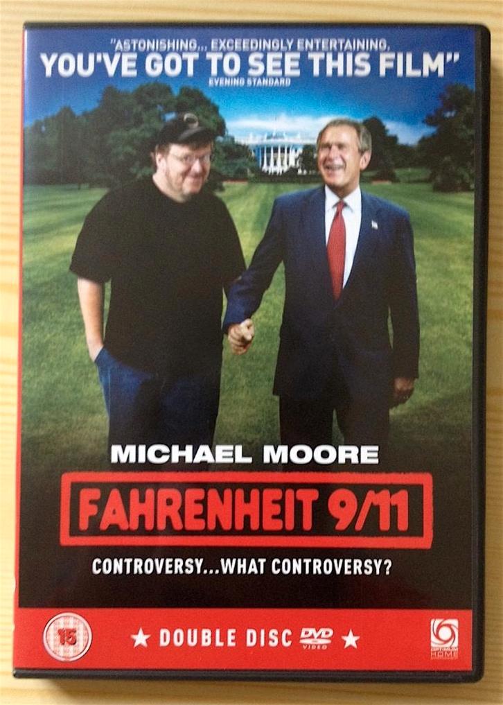 2-disc SE dvd Michael Moore Fahrenheit 9/11 (UK Import), Cd's en Dvd's, Dvd's | Documentaire en Educatief, Zo goed als nieuw, Politiek of Geschiedenis