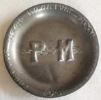 tinnen schaaltje met motto van Margaretha van Oostenrijk 9cm, Antiek en Kunst, Antiek | Tin, Ophalen of Verzenden