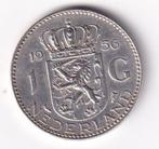 1 Gulden 1956 Zeer Netjes, Postzegels en Munten, Munten | Nederland, 1 gulden, Koningin Juliana, Verzenden, Zilver