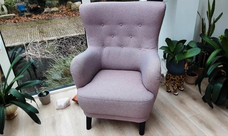 Woonexpress fauteuil NETERSEL, Huis en Inrichting, Fauteuils, Zo goed als nieuw, Stof, 75 tot 100 cm, Minder dan 75 cm, Ophalen