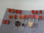 Partijtje Philips Speldjes.2 Rechts onder zijn weg., Verzamelen, Speldjes, Pins en Buttons, Ophalen of Verzenden, Zo goed als nieuw
