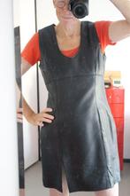 zwarte leren jurk maat 40, Kleding | Dames, Jurken, Maat 38/40 (M), Zwart, Ophalen of Verzenden, Zo goed als nieuw