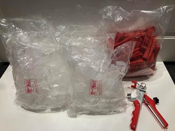 Tegel Levelling 1,5 mm clips en wedges beschikbaar voor biedingen