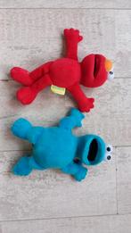 Elmo & Koekiemonster Knuffels - Sesamstraat 20cm, Ophalen of Verzenden, Zo goed als nieuw, Overige typen
