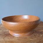 MCM teak houten kom - Jaren 50 60 Mid Century Danish Design., Ophalen of Verzenden