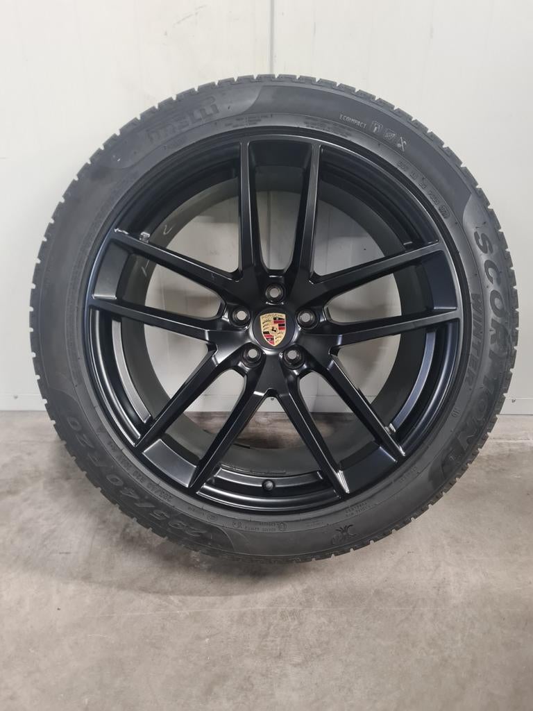 20' Porsche Macan II III 95B met winterbanden Origineel, 265 mm, Banden en Velgen, Personenwagen, 20 inch