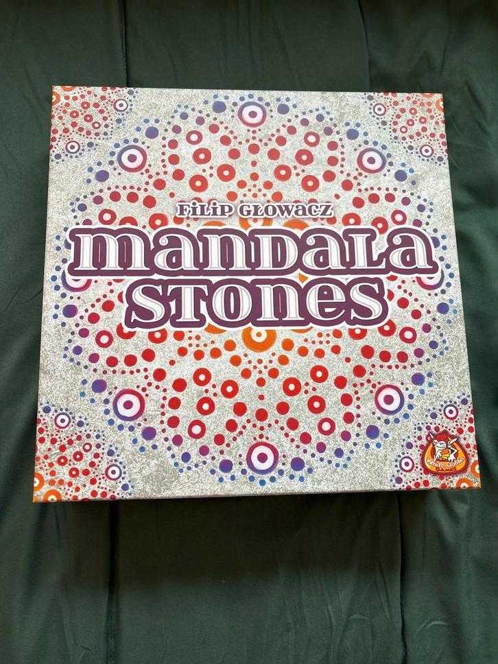 Mandala Stones Bordspel, Hobby en Vrije tijd, Gezelschapsspellen | Bordspellen, Nieuw, Drie of vier spelers, Ophalen of Verzenden
