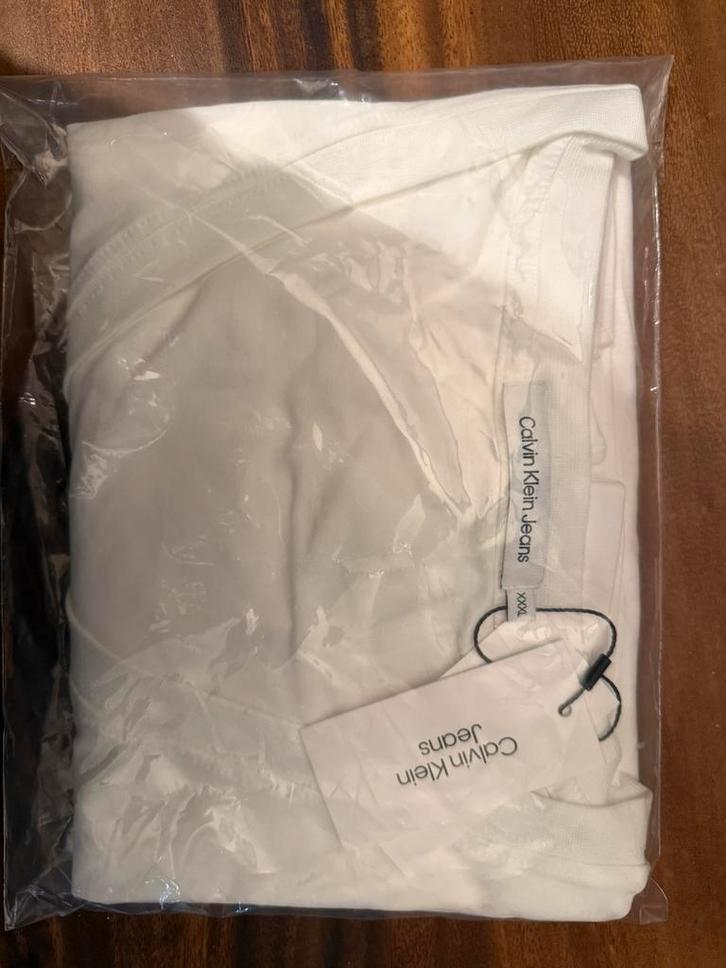 Calvin klein T-Shirt maat XXXL, Kleding | Heren, T-shirts, Nieuw, Overige maten, Wit, Ophalen