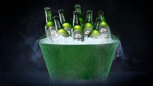 Heineken STAR BOTTLE ICE BUCKET, Verzamelen, Biermerken, Nieuw, Overige typen, Heineken, Ophalen of Verzenden
