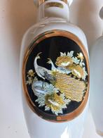 Chokin art 24KT gold 2 vazen 21cm hoog, Antiek en Kunst, Ophalen of Verzenden
