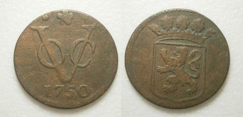 3] Holland VOC Duit 1750, Postzegels en Munten, Munten | Nederland, Losse munt, 1 cent, Vóór koninkrijk, Ophalen of Verzenden