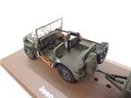 Modelauto Leger Jeep Willys MB met aanhanger 1:43 Verzamelen, Ophalen of Verzenden, Gebruikt, Auto, Overige merken