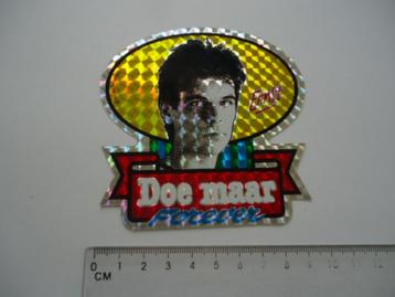 sticker oud DOE MAAR Forever pop popmuziek Ernst retro  beschikbaar voor biedingen