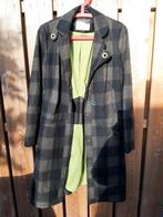 Wollen mantel groen antraciet M/L, Kleding | Dames, Maat 38/40 (M), Skunkfunk, Ophalen of Verzenden, Zo goed als nieuw