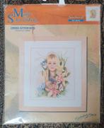 DMC lanarte maria van scharrenburg borduurpakket flowergirl, Verzenden, Nieuw, Handborduren, Borduurpakket