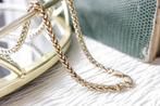 Vossenstaart 50cm | 14 Karaat Gouden Ketting, Ophalen of Verzenden, Zo goed als nieuw, Goud, Goud