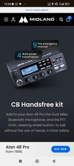 Midland CB transceiver met mic, Ophalen