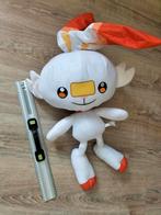 Grote Pokemon knuffel - Scorbunny, Ophalen of Verzenden, Gebruikt, Konijn