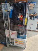 rolcontainer met rommelmmarkt spullen, Ophalen, Gebruikt