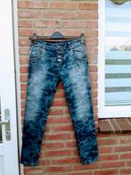 Stoere print jeans van BY O LA LA, M38 blauw, Blauw, W30 - W32 (confectie 38/40), Zo goed als nieuw, Verzenden